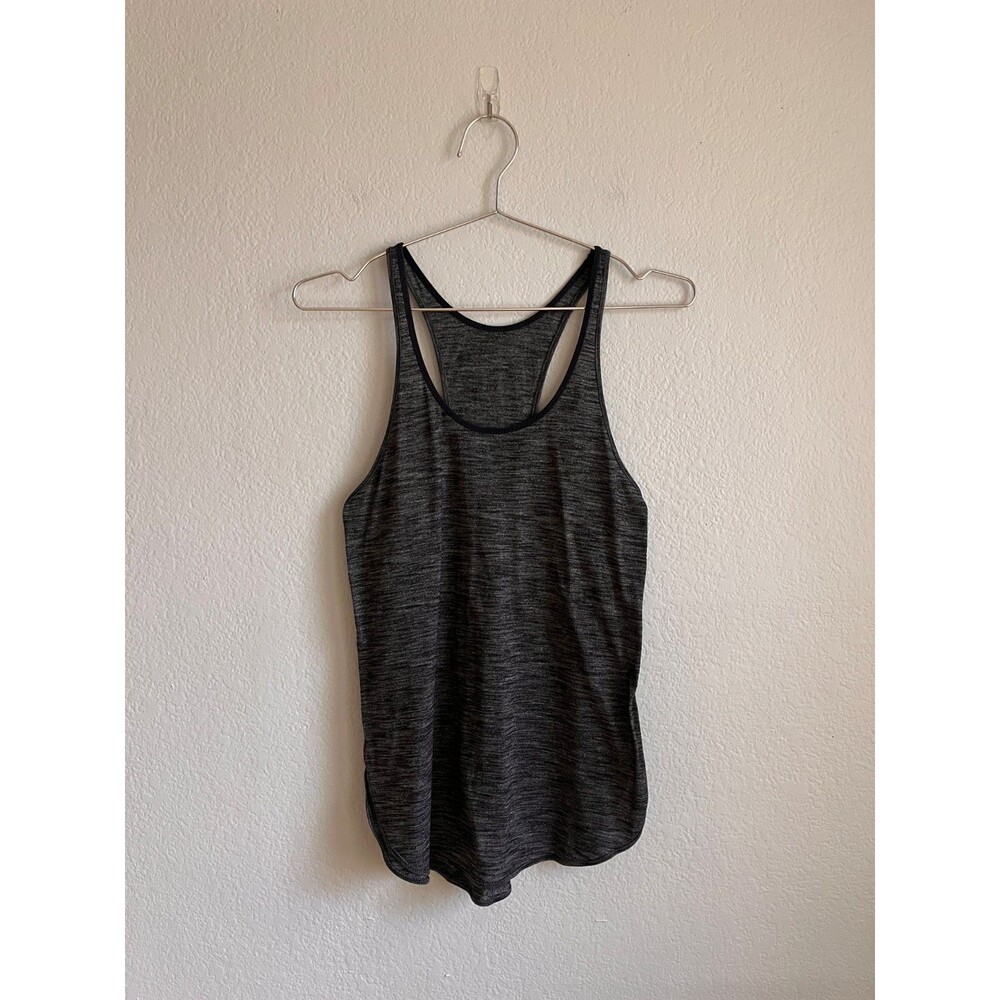 Lululemon What The Sport Singlet Tank in Heathered Black Size US 4